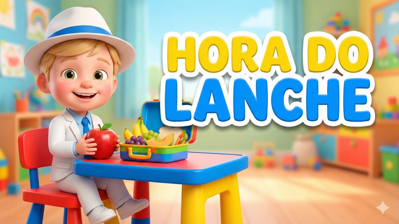 🍎 Hora do Lanche | M&uacute;sicas Infantis Divertidas para Beb&ecirc;s e Crian&ccedil;as 🥪🎶