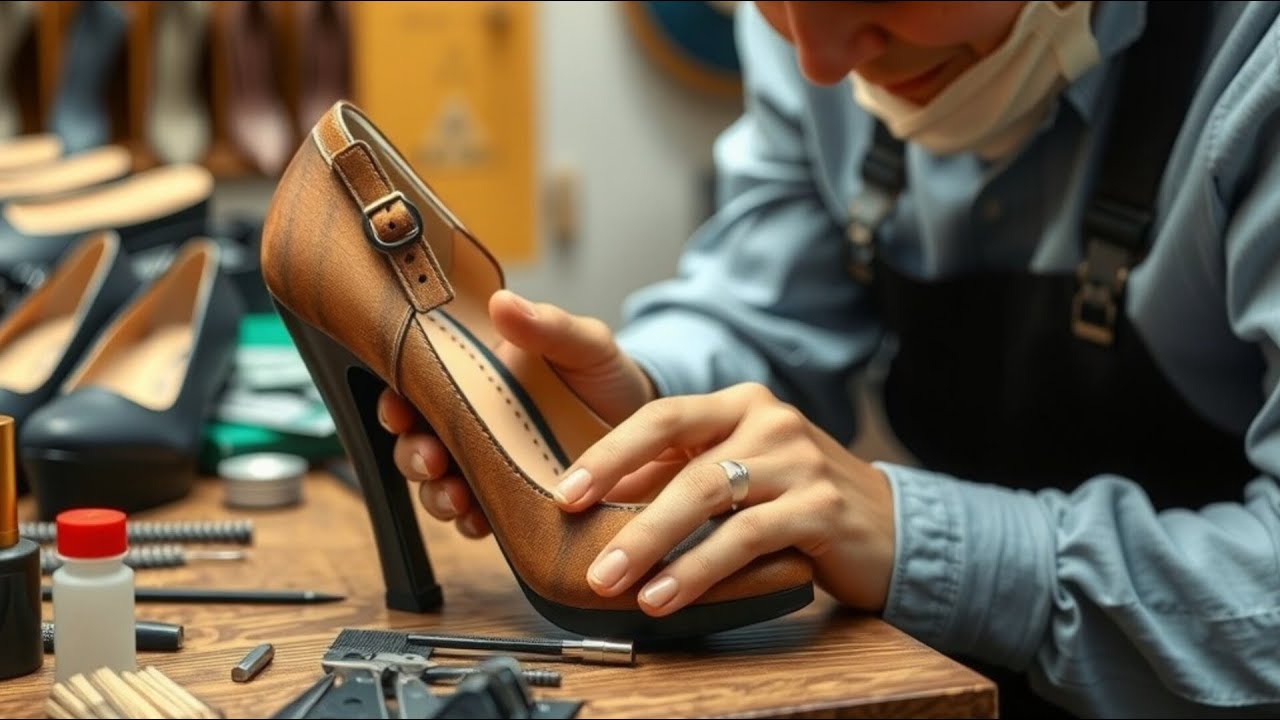 How to save yourself with a simple spring shoe repair | Spring shoe👡👠