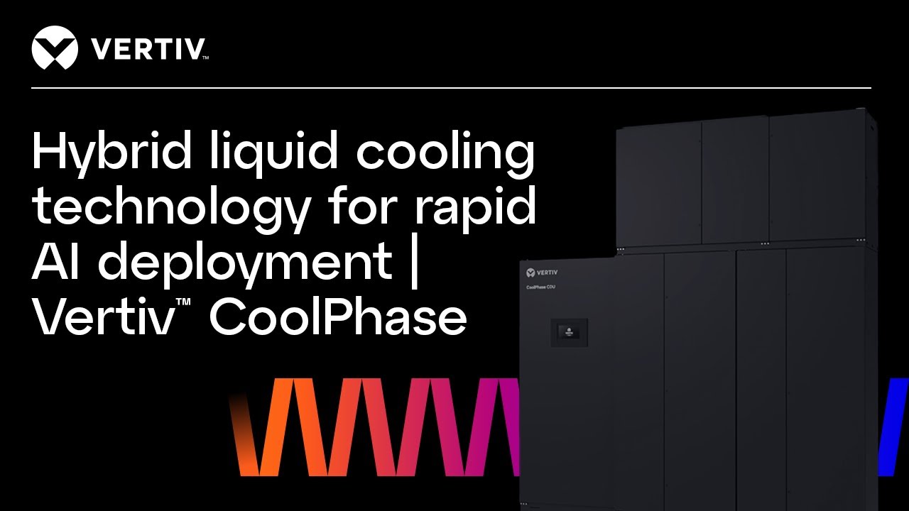 Hybrid Liquid Cooling Technology for Rapid AI Deployment | Vertiv&trade; CoolPhase CDU.