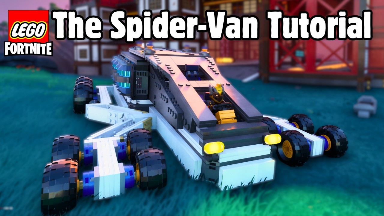 How To Build The SPIDER-VAN (Land, Air & Storage) in LEGO Fortnite