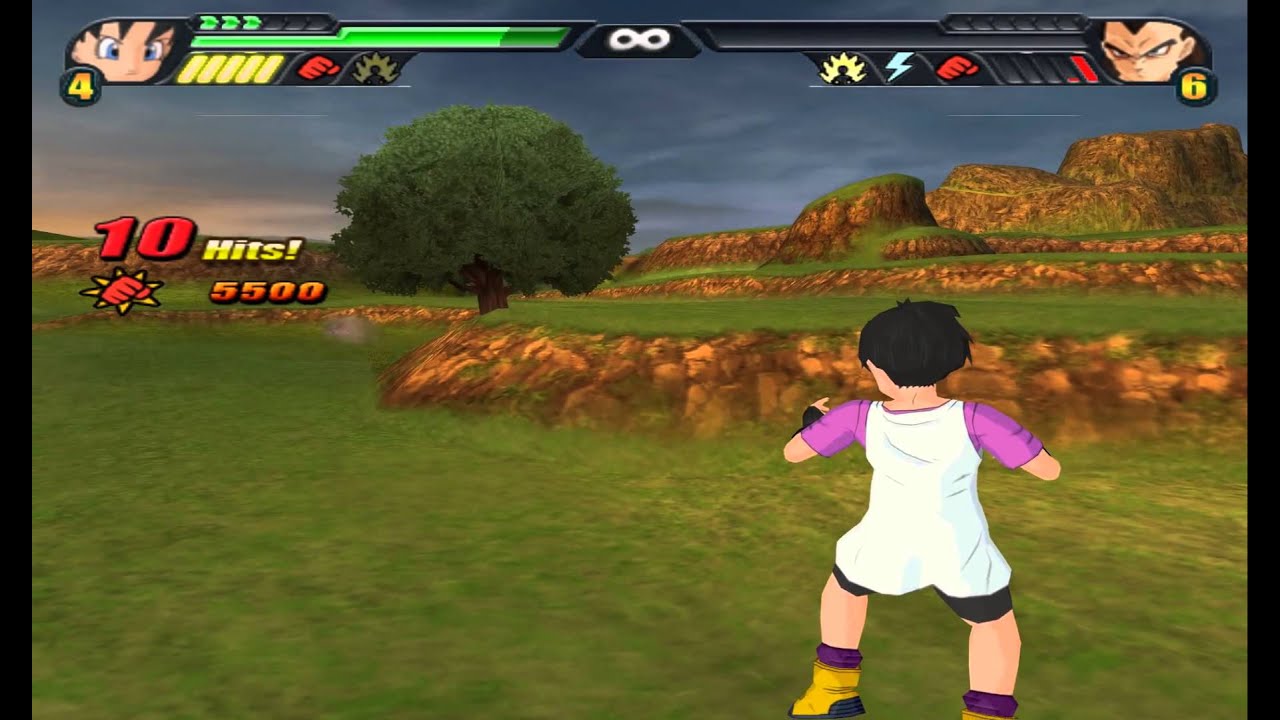 Videl vs SSJ4 Vegeta