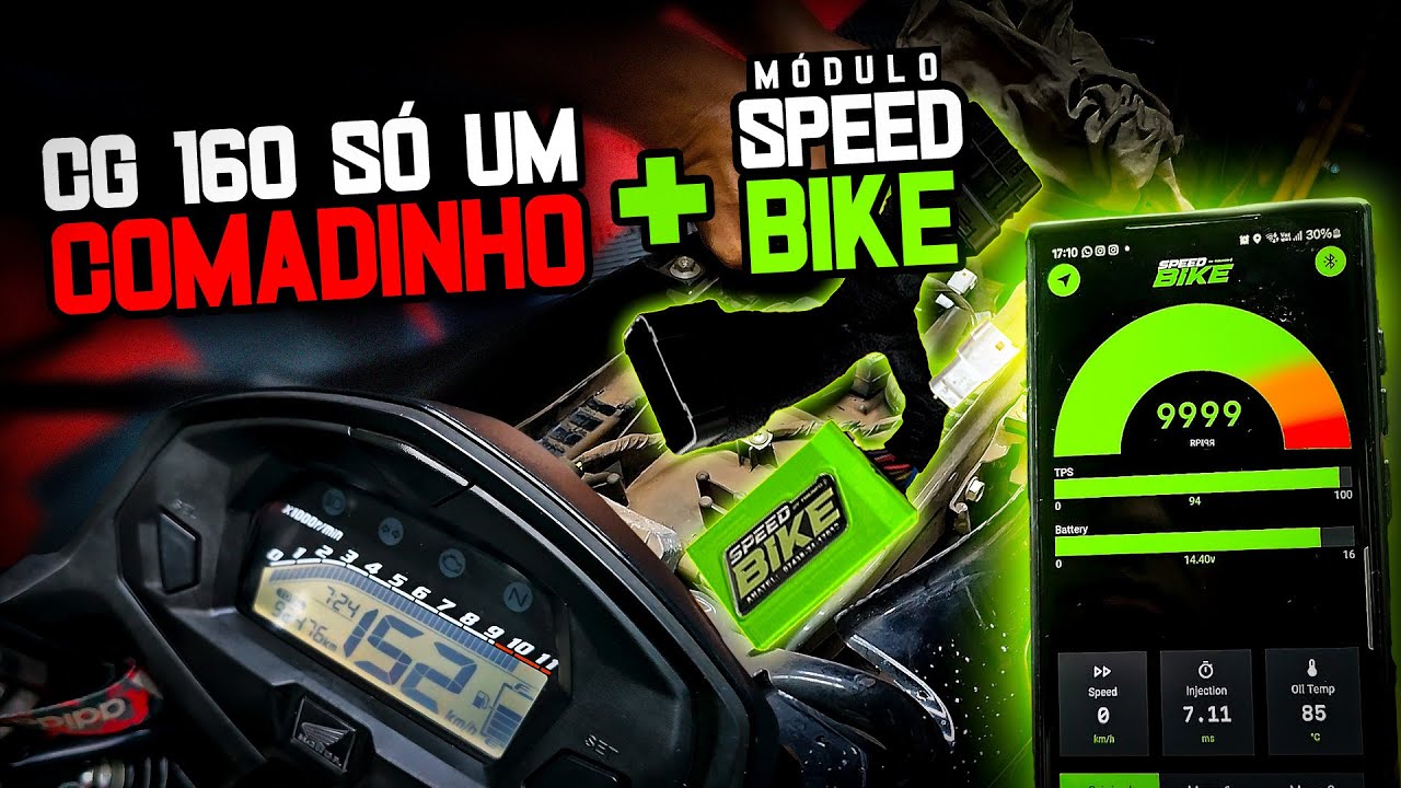 CG160 Só um COMANDINHO | UPGRADE MÓDULO SPEEDBIKE