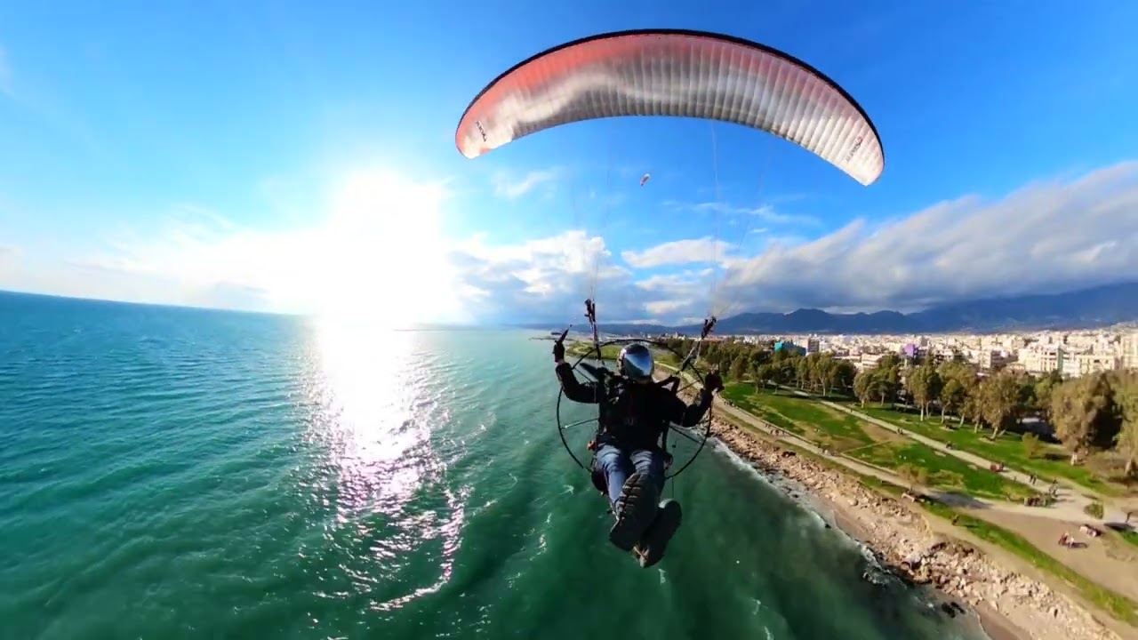 Paramotor in Patras Greece 6 -3 -22