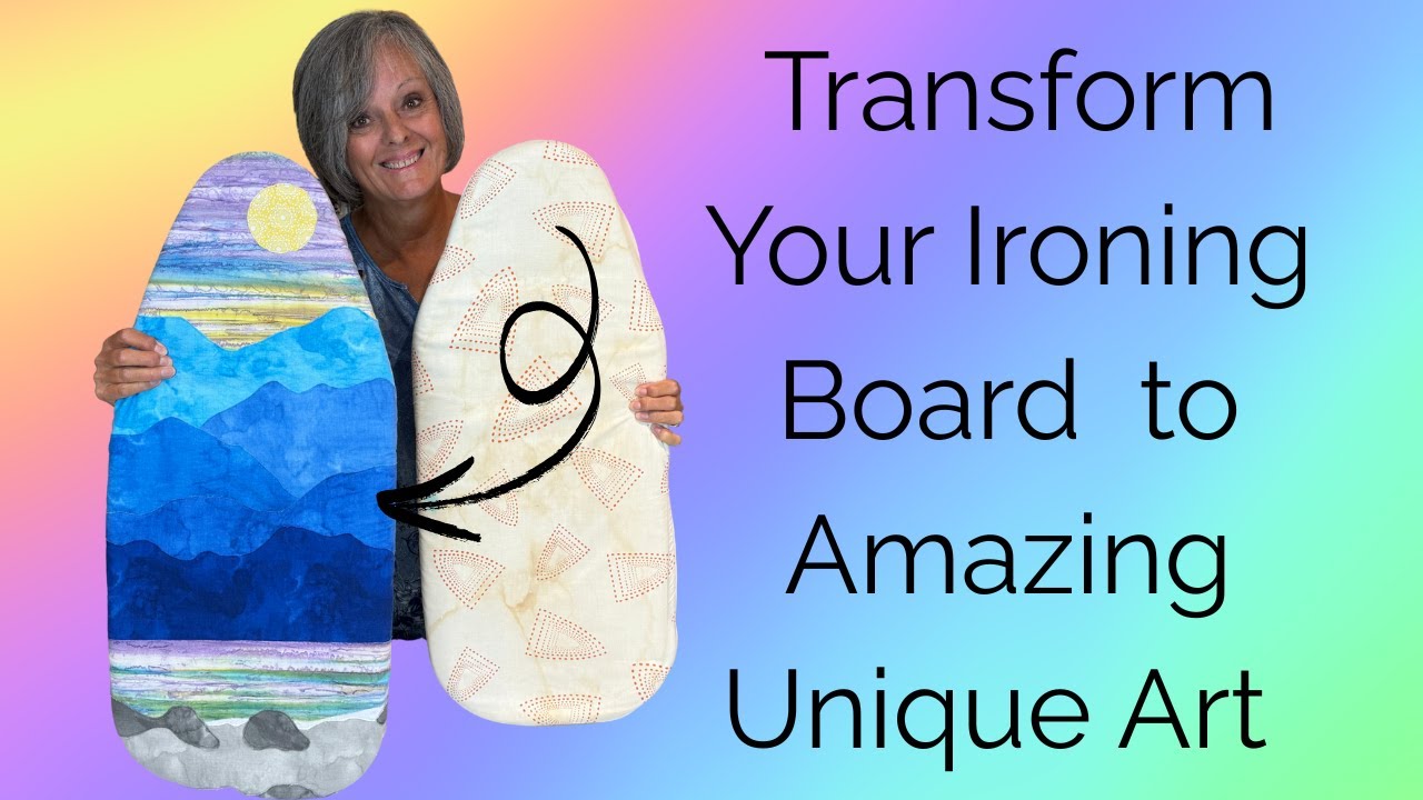 Create Stunning Art for Ironing Board Cover - Reversible Too!