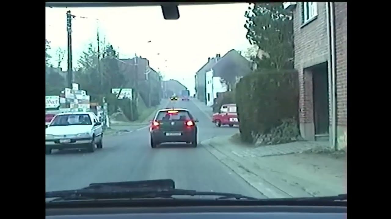 Driving into and around Brussels early 1999