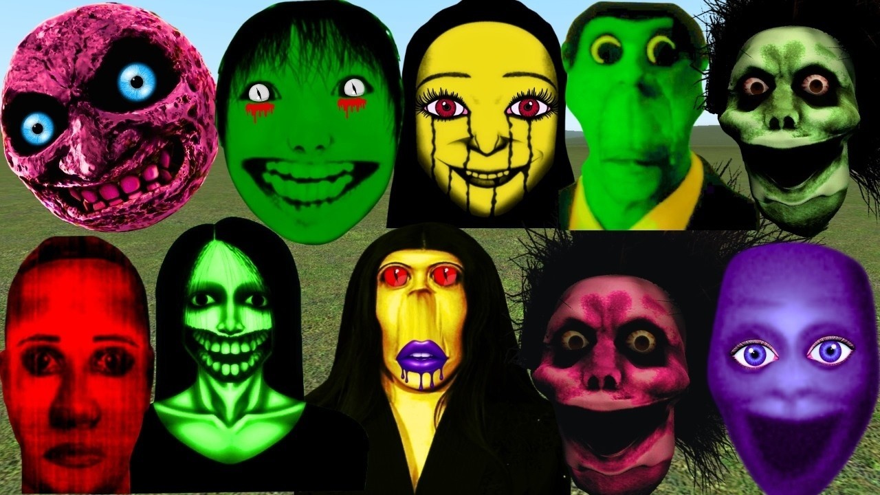 Kuchisake Onna, Yoshie kimura, Jungler Original, Alpha Wyrms,Termina Vs Towers In Garry's Mod