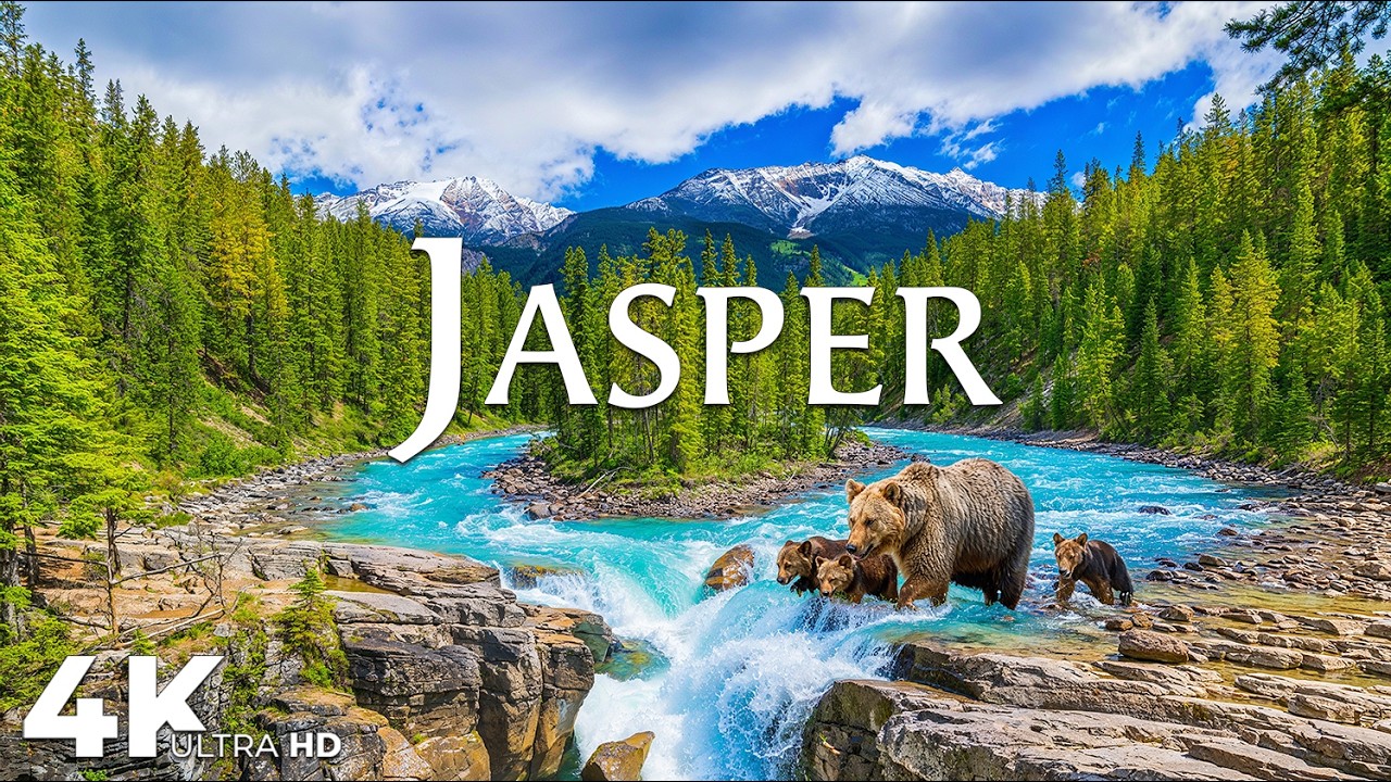 Jasper National Park 4K | Majestic Mountains, Turquoise Lakes & Epic Cinematic Nature Film