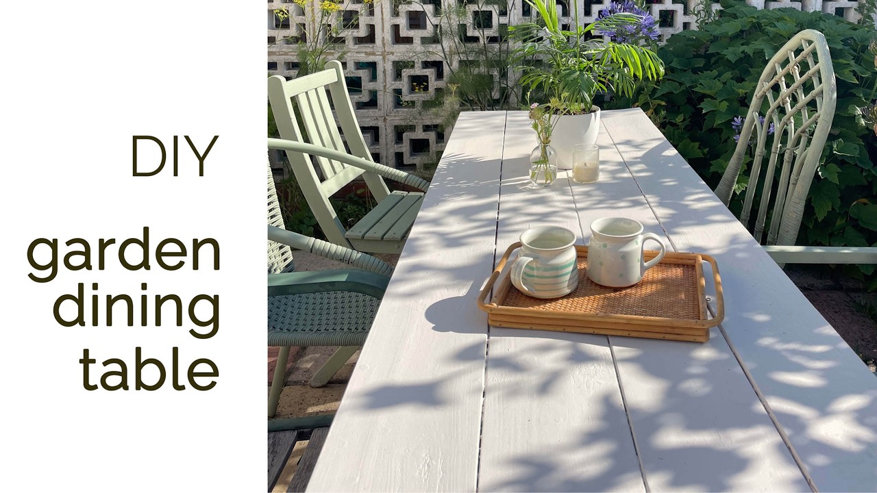 DIY Garden table, a very easy build