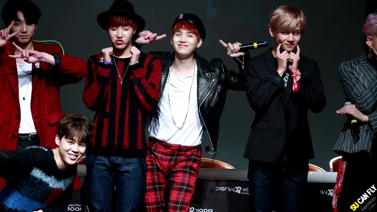 141110 구로 팬사인회_엔딩 포토타임 BTS 슈가 focus
