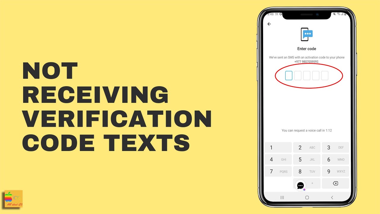 Не приходят текстовые сообщения с кодом подтверждения на iPhone | Как исправить