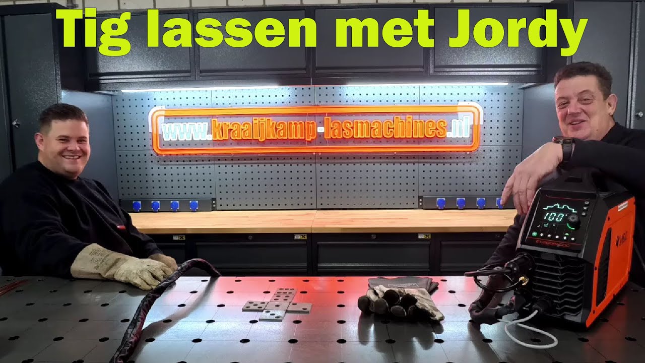 Jasic EVO TIG200P AC/DC PFC Pulse 230V getest bij Kraaijkamp-lasmachines door Jordy en Harry