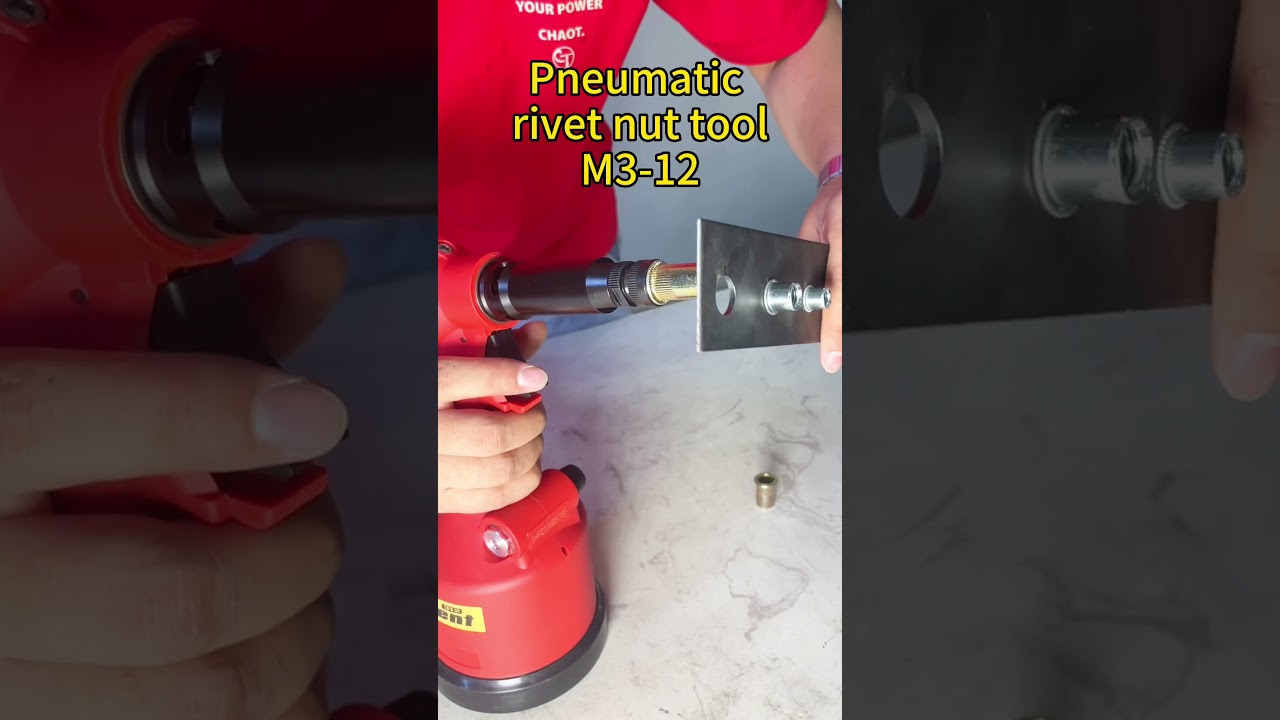 Industrial grade pneumatic rivet nut gun, riveting M3-12 #szent#rivettool#SZENTtools#kseet#insert