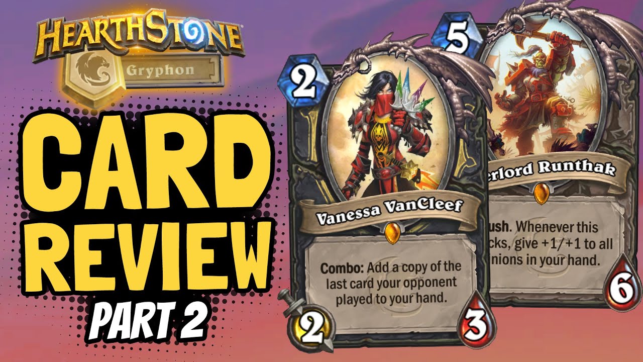 A NEW VANCLEEF!! Good Handbuff?? New Core Set cards & reworks! | Core Set Review #2 | Hearthstone