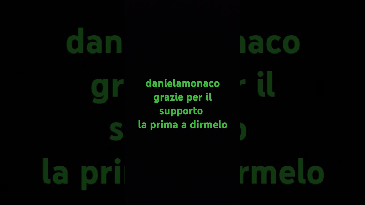 ti ringrazio