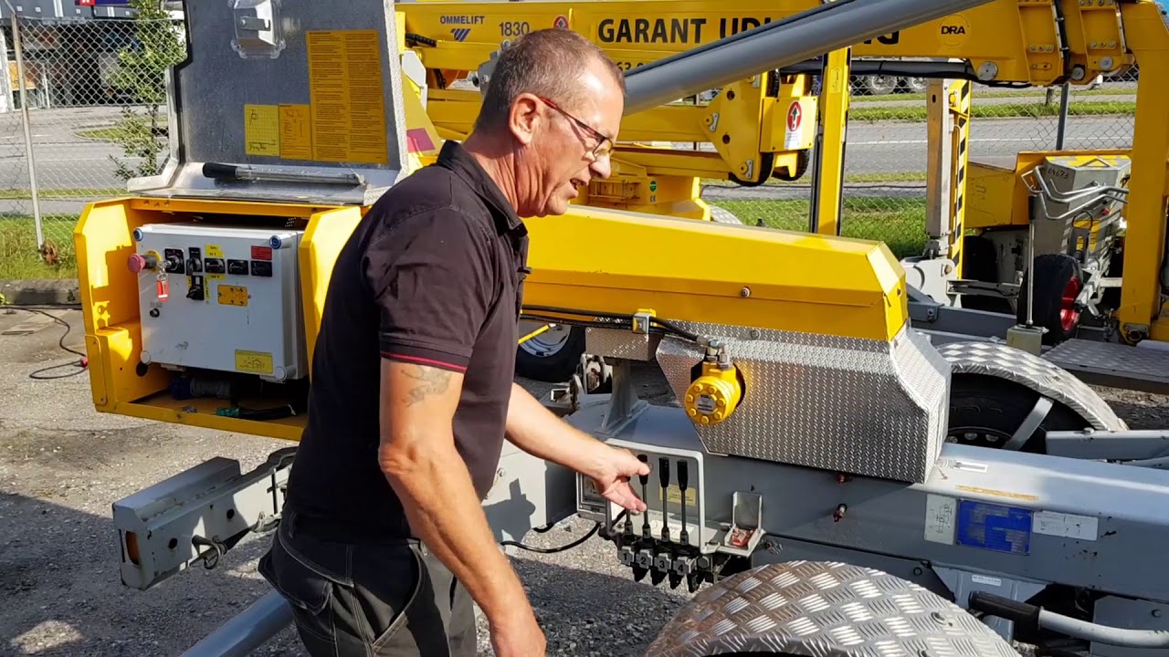 Omme 12 meter trailerlift: Brugervejledning