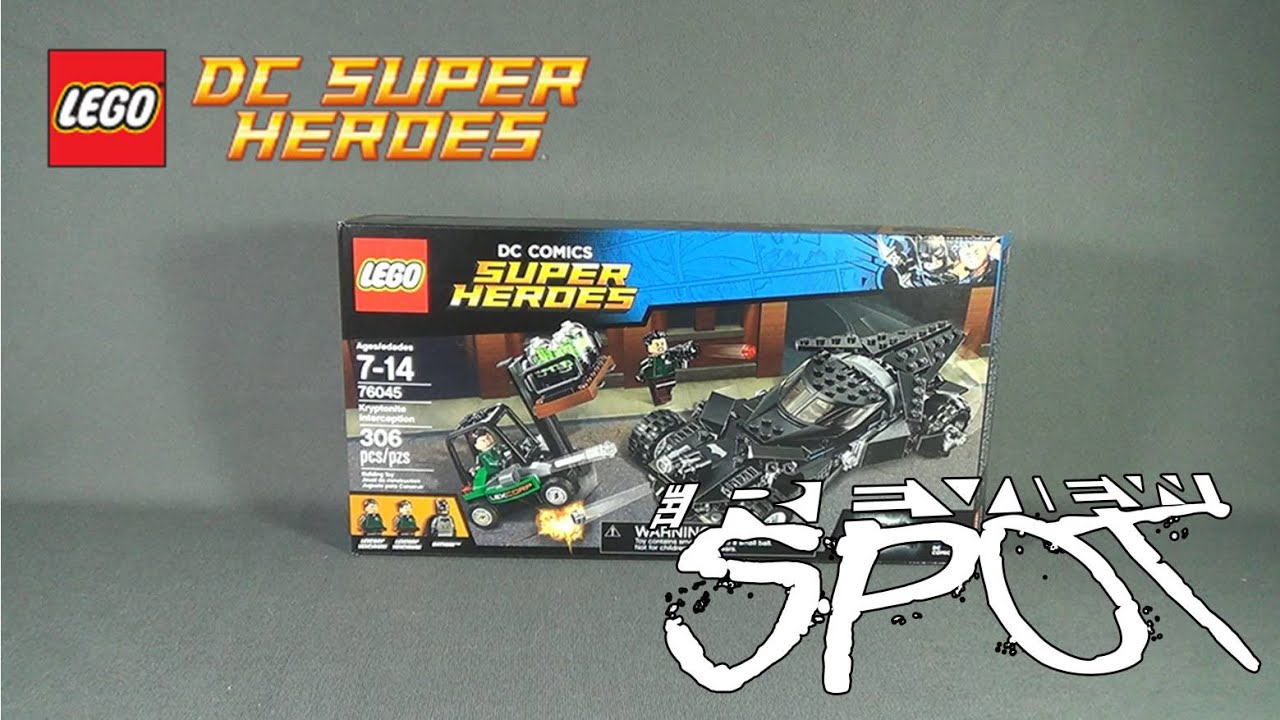 Toy Spot - Lego DC Super Heroes Batman V Superman 76045 Kryptonite Interception