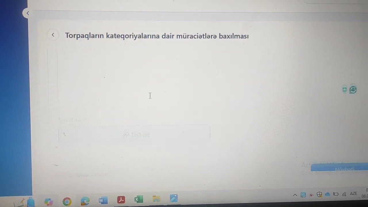 Torpaqların kateqoriyasının dəyişdirilməsi üçün portal istifadəyə verildi. Gözünüz aydın🙂 Amma...