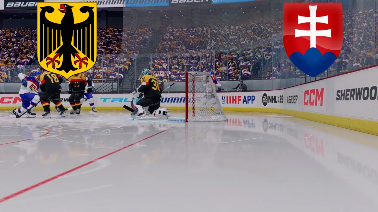 NHL 25 -  Prípravný zápas číslo 2 Nemecko vs Slovensko