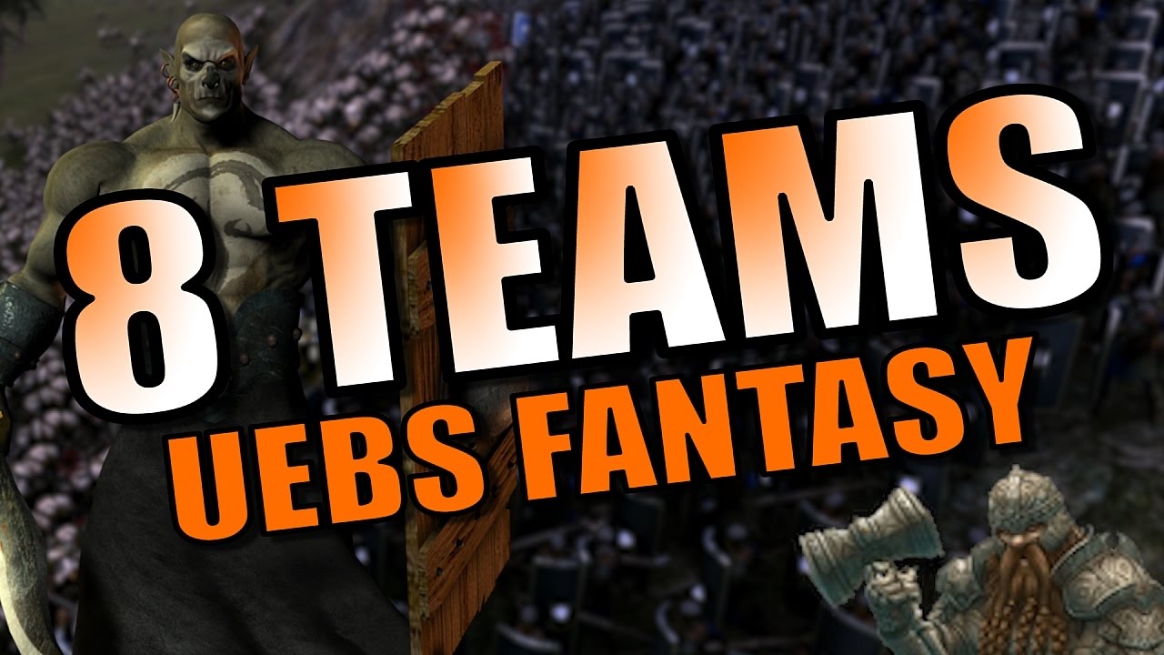 UEBS [8 Team War: Orcs, Dwarves, Ogres!] Ultimate Epic Battle Simulator Gameplay!