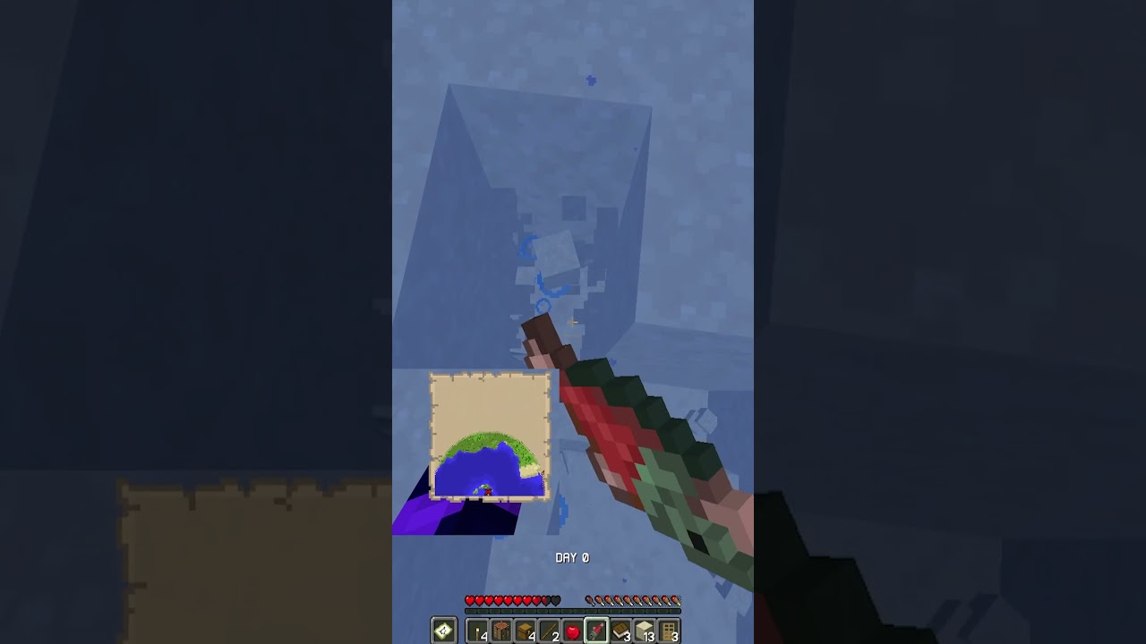 Зарытое сокровище должно долго искаться без лопаты... #minecraft #upgrades #minecraftupgrades