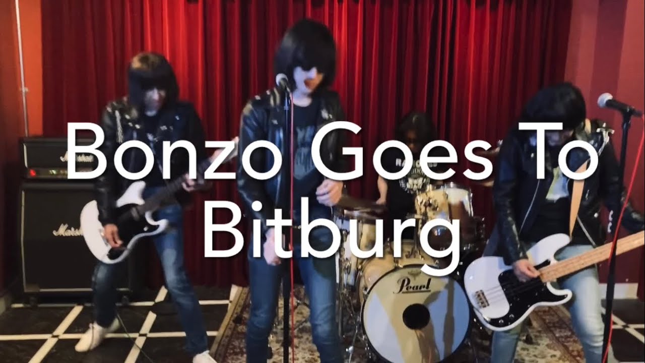 Bonzo Goes to Bitburg-URAMONES (Tribute band of RAMONES from Japan) #cover #ramones #bonzo