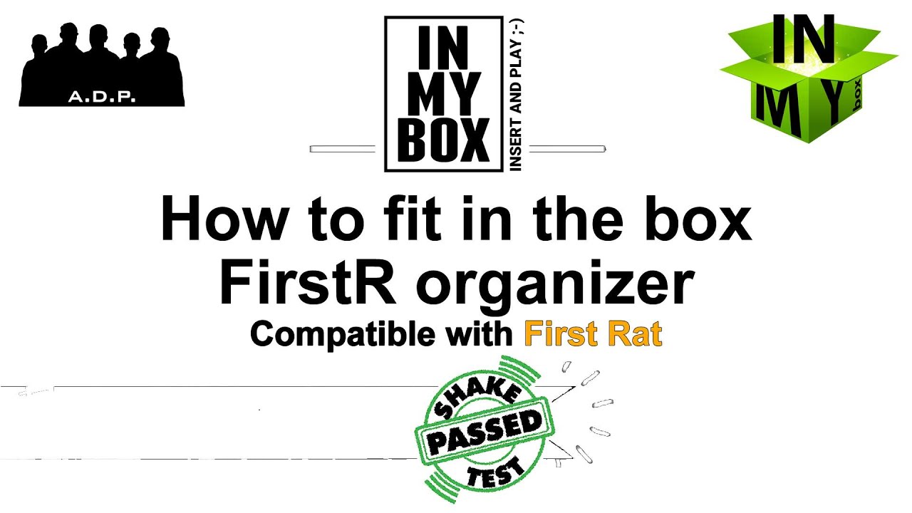 FirstR organizer for board game First Rat