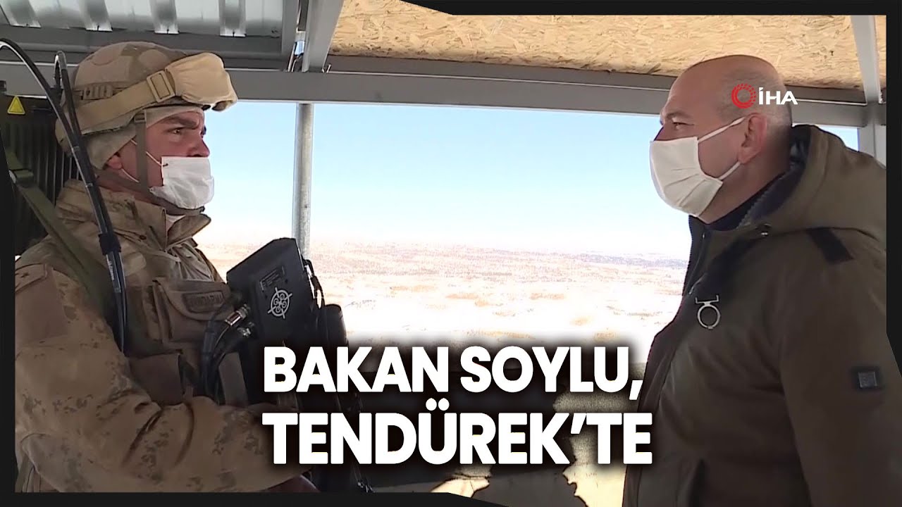 İçişleri Bakanı Süleyman Soylu, Tendürek Dağı Bölgesinde