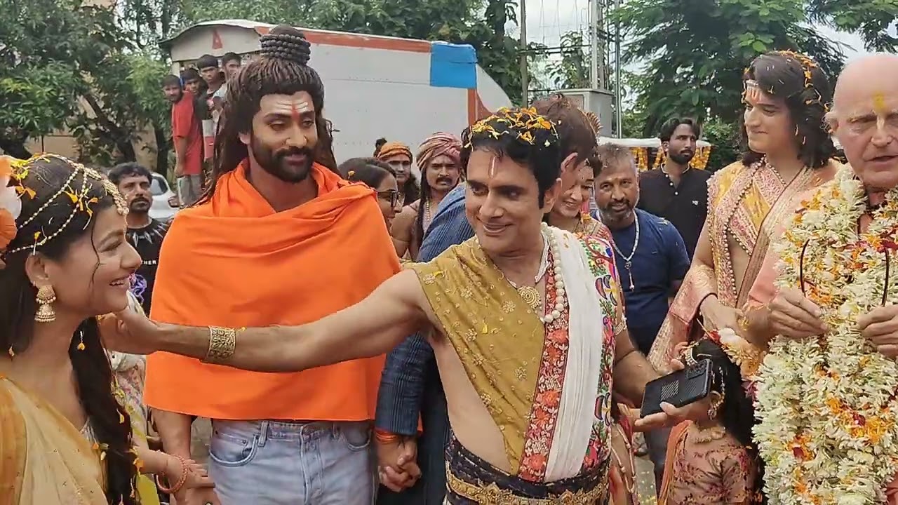 #swastik bhumi me aaye maha Guru #indradyumna Swami Maharaj or humare skt sir 🥰