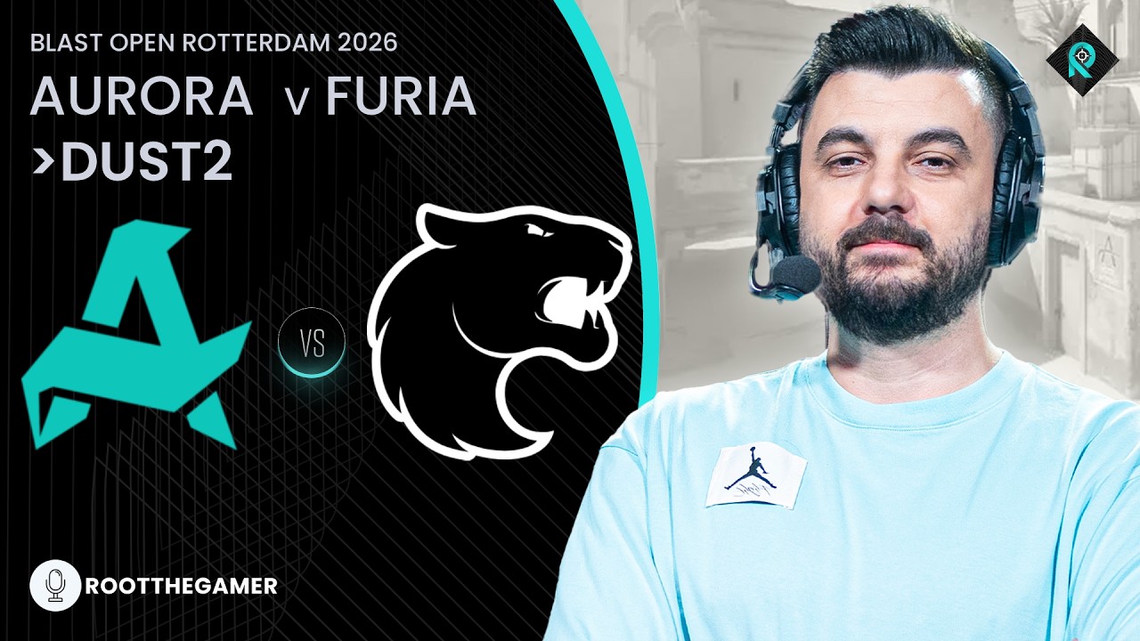 AURORA 🆚 FURIA | 1. HARİTA DUST2 | Bo3 | BLAST OPEN ROTTERDAM 2026