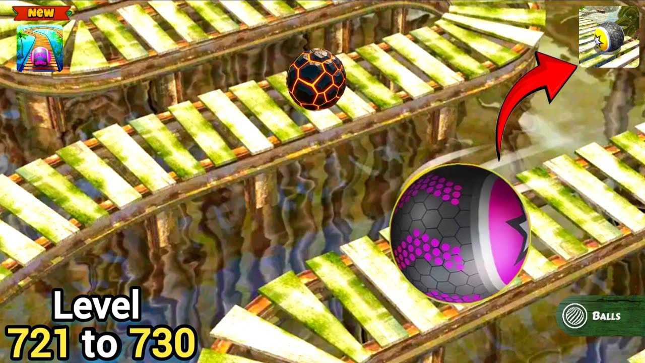 Rollance Adventure Balls, SpeedRun, Rollance Portal Run Gameplay Level 721 to 730
