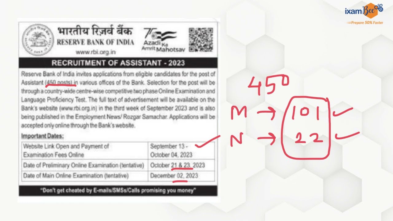 RBI Assistant 2023 Notification  Out!