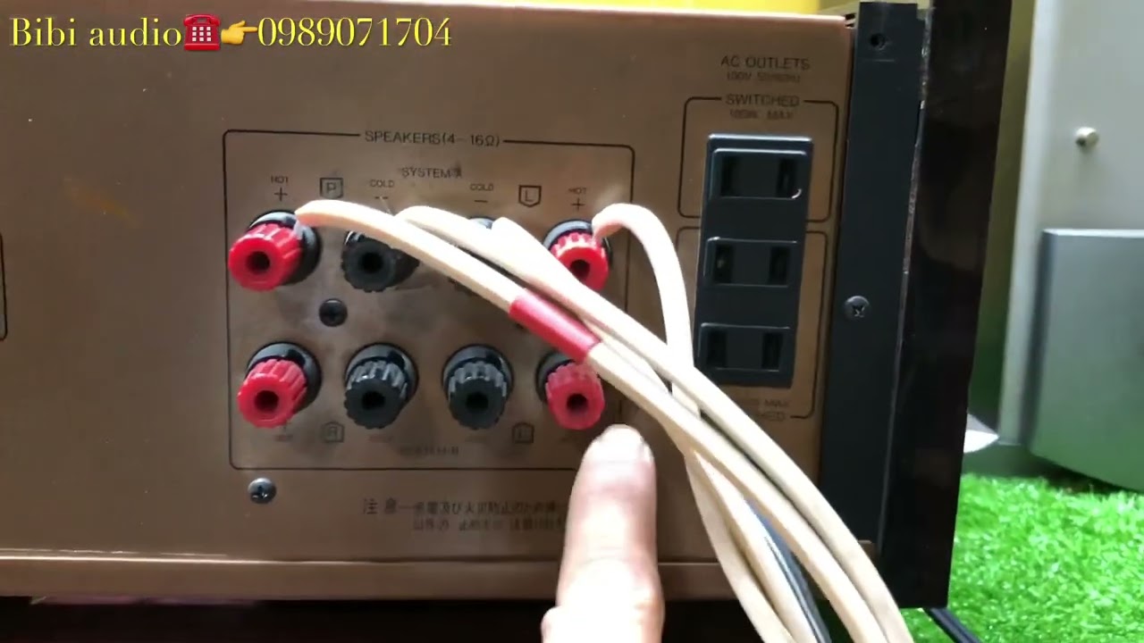 (B&aacute;n xong) C&ocirc;ng suất lớn 370 wat , gh&eacute;p vang tốt -sansui au D907 X☎️👉0989071704(8/4/2023)