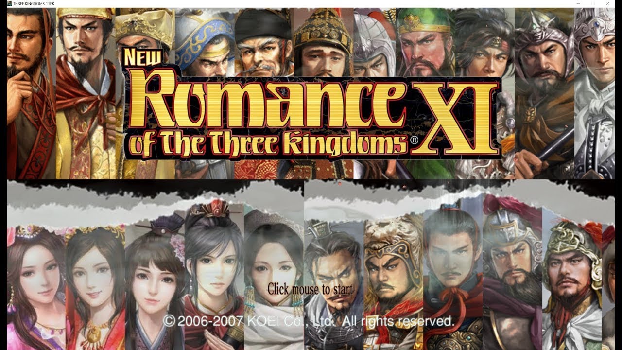 New ROTK 11 | Zhulu Tian Di | Qi officer bio complete