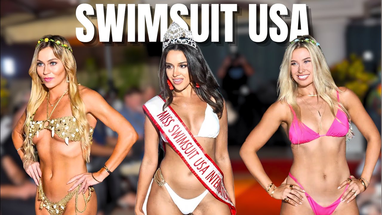 Международный конкурс купальников Swimsuit USA International 2025 — показ мод в Форт-Лодердейле —...
