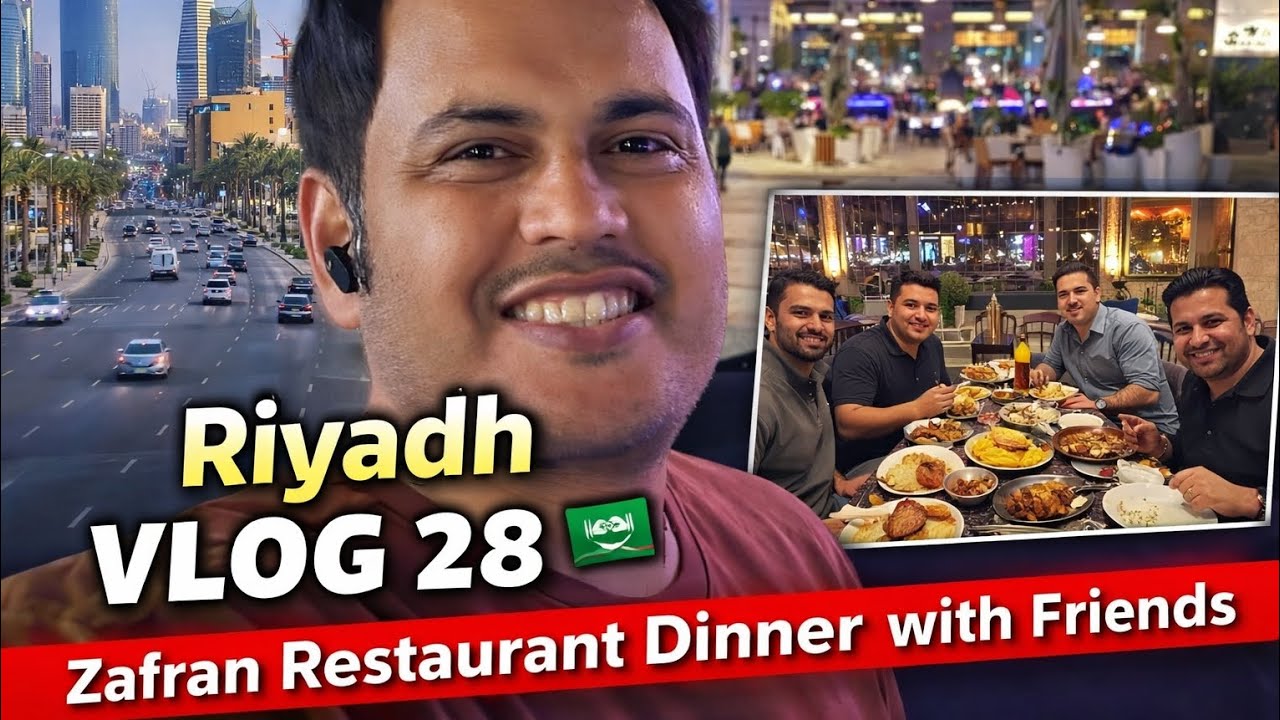 Saudi Arabia Daily Vlog 28 🇸🇦 | Riyadh Life + Zafran Restaurant Dinner with Friends | Indian in KSA