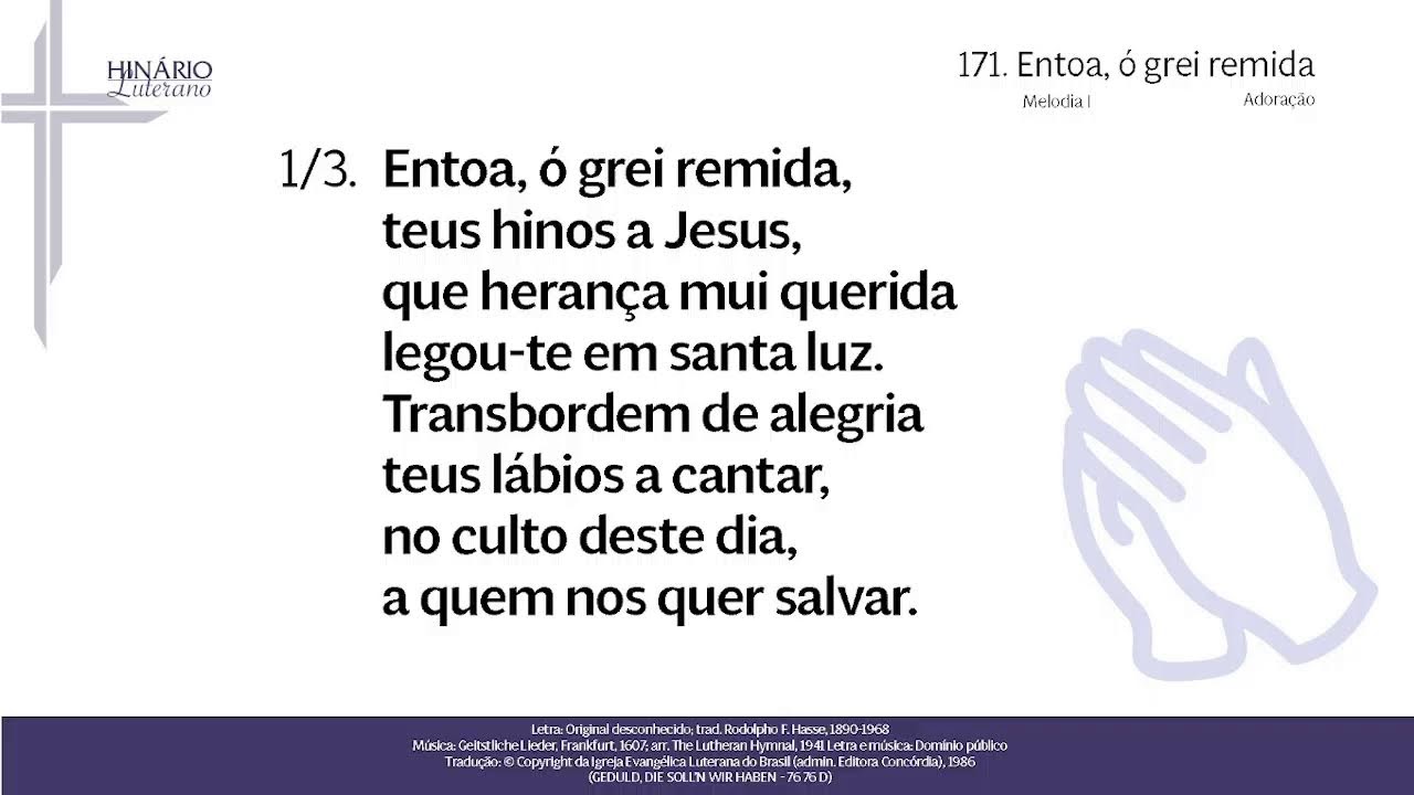 Culto do dia 22/02/2026 ao vivo de CEL Martinho Lutero IELB.