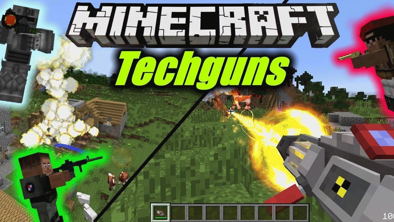 ЭПИЧНЫЕ ПУШКИ И БЛАСТЕРЫ | ОБЗОР Мода TechGuns 1.12.2