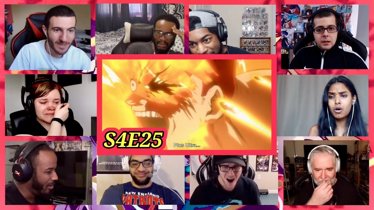 My Hero Academia Season 4 Episode 25 Reaction Mashup | 僕のヒーローアカデミア