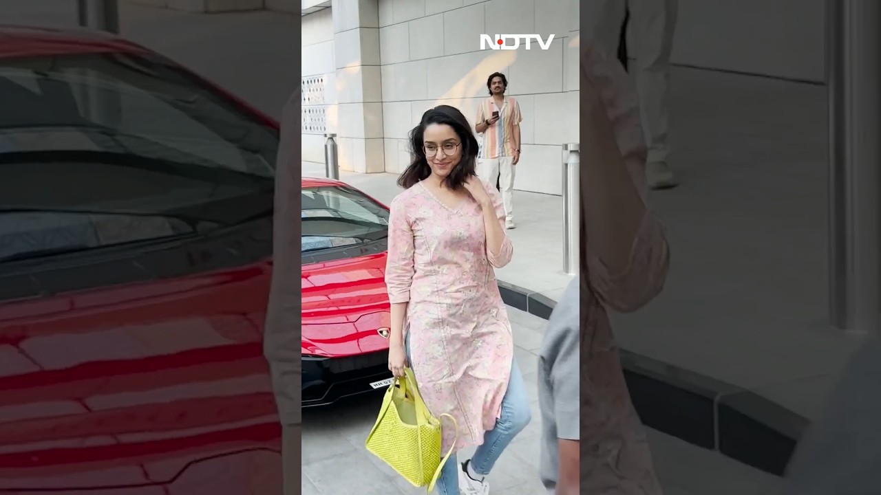 Shraddha Kapoor Pictured With Her Swanky Lamborghini