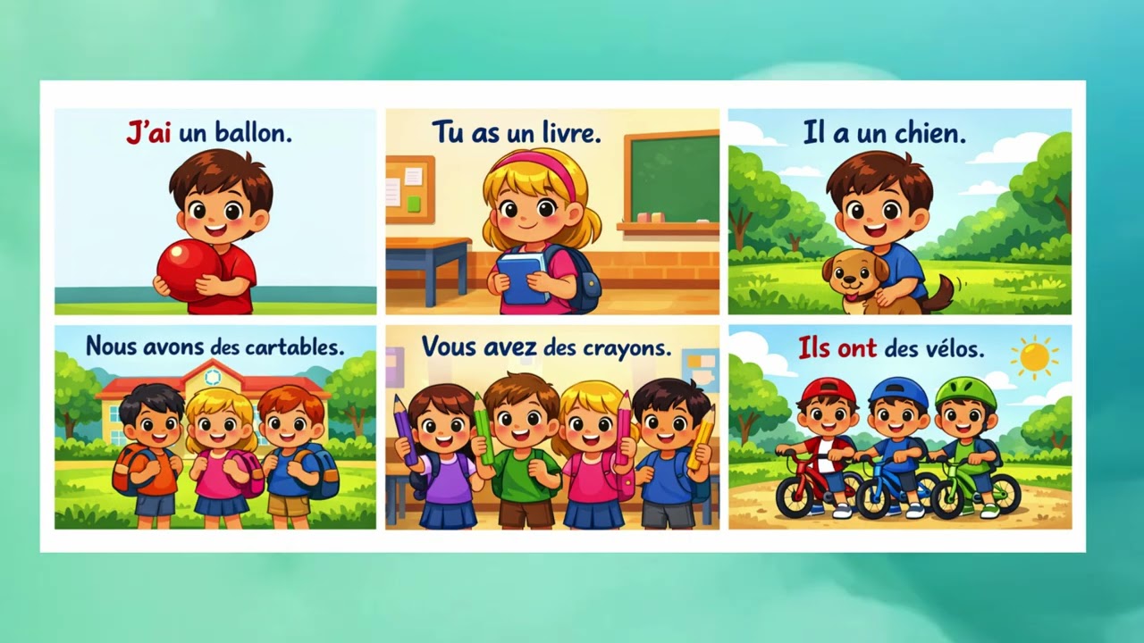 verbe avoir chanson