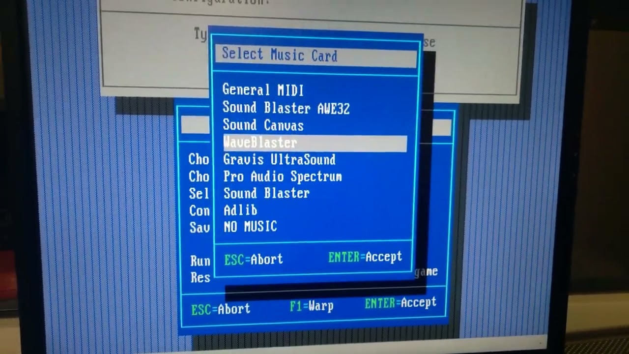 Миди музыка в играх под DOS на Windows 98 SE, установленной на тонком клиенте HP t5720