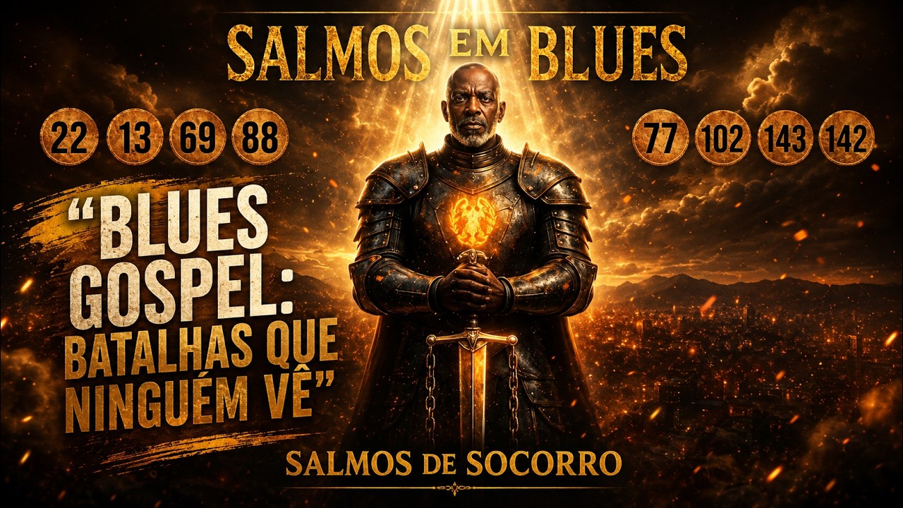 Blues para Quem Luta em Silêncio – Salmos de Socorro e Vitória | Música Gospel Poderosa