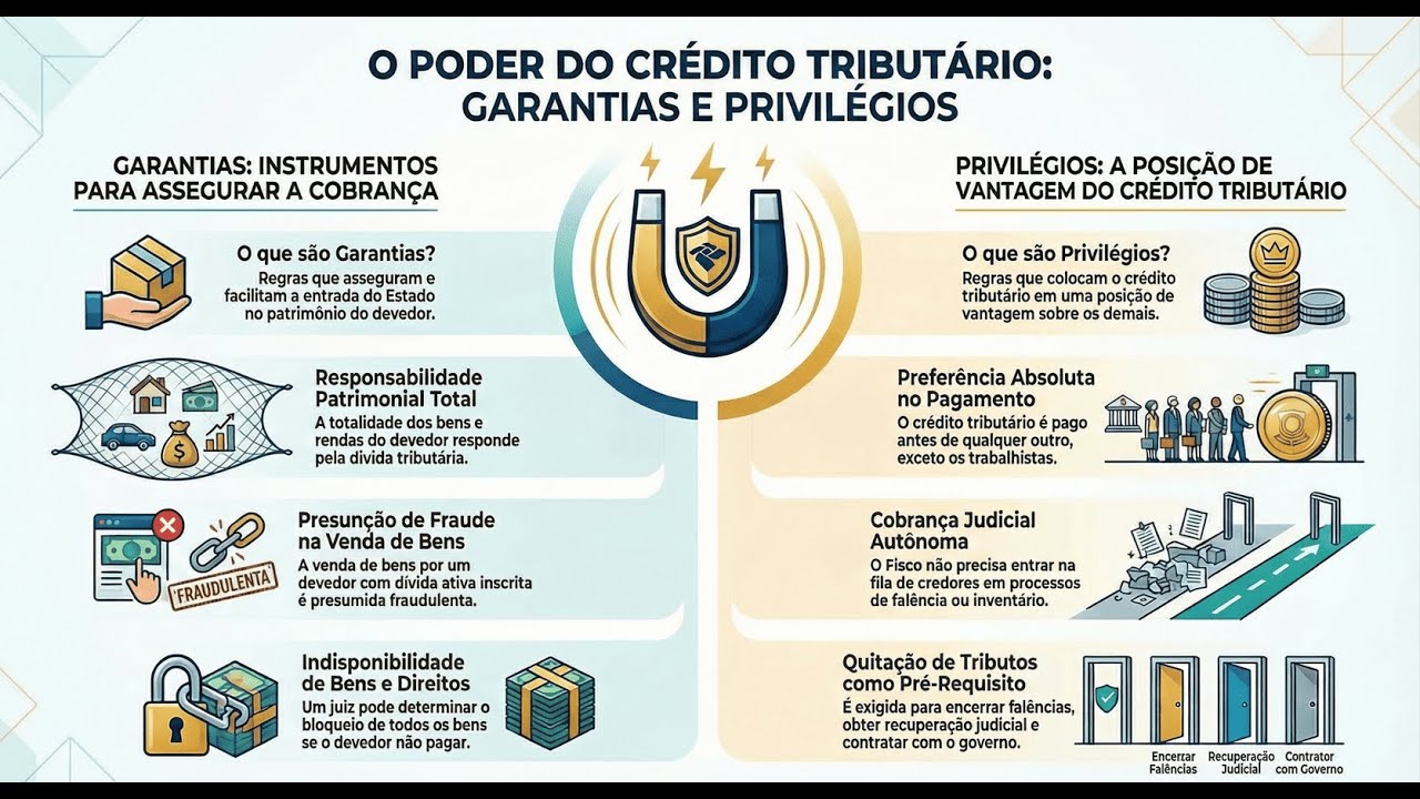 Aula de Direito Tributário - Garantias e Privilégios do Crédito Tributário