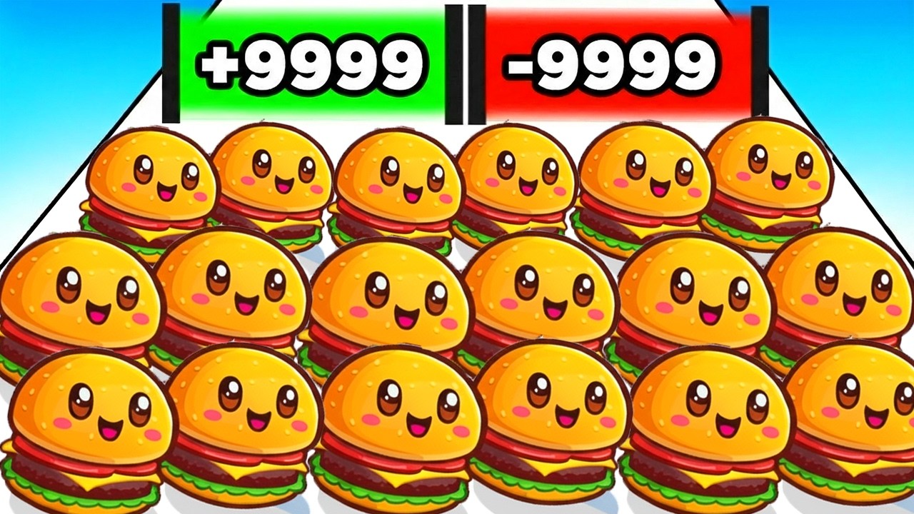 Food Run🍔🥪ASMR Satisfying Mobile Game 🔥 Perfect Run All Levels (Android, iOS)