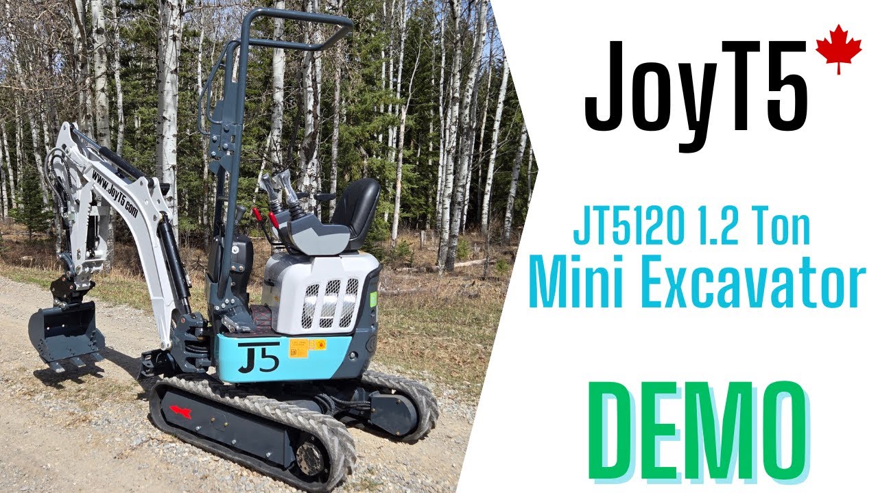 The JT5120 is here! (1.2 Ton Mini Excavator Demo)