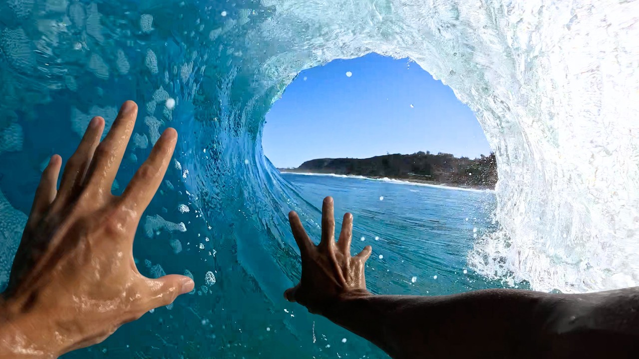Crystal Clear Barrels at Secret Hawaiian Sandbar