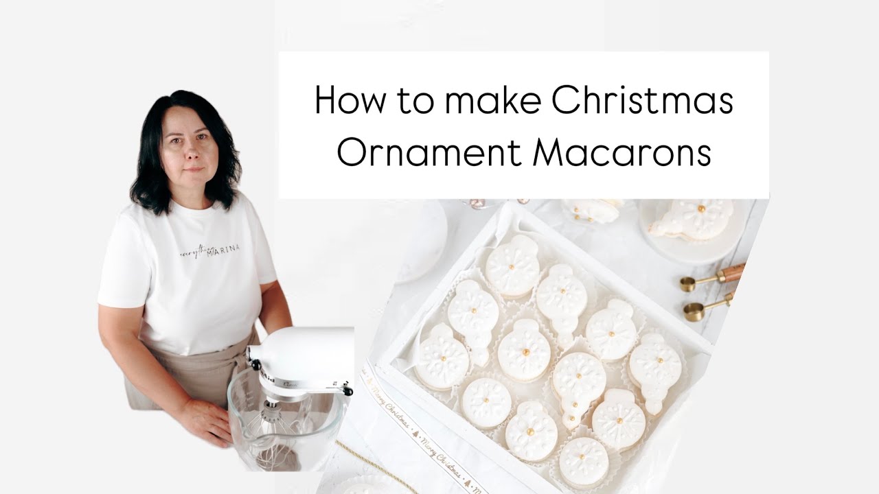 How to make Christmas Ornament Macarons