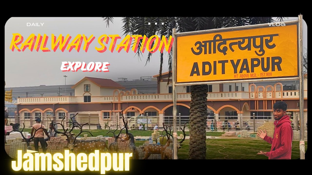 Adityapur railway station || Jamshedpur vlog || daily vlog #hostelvlogs