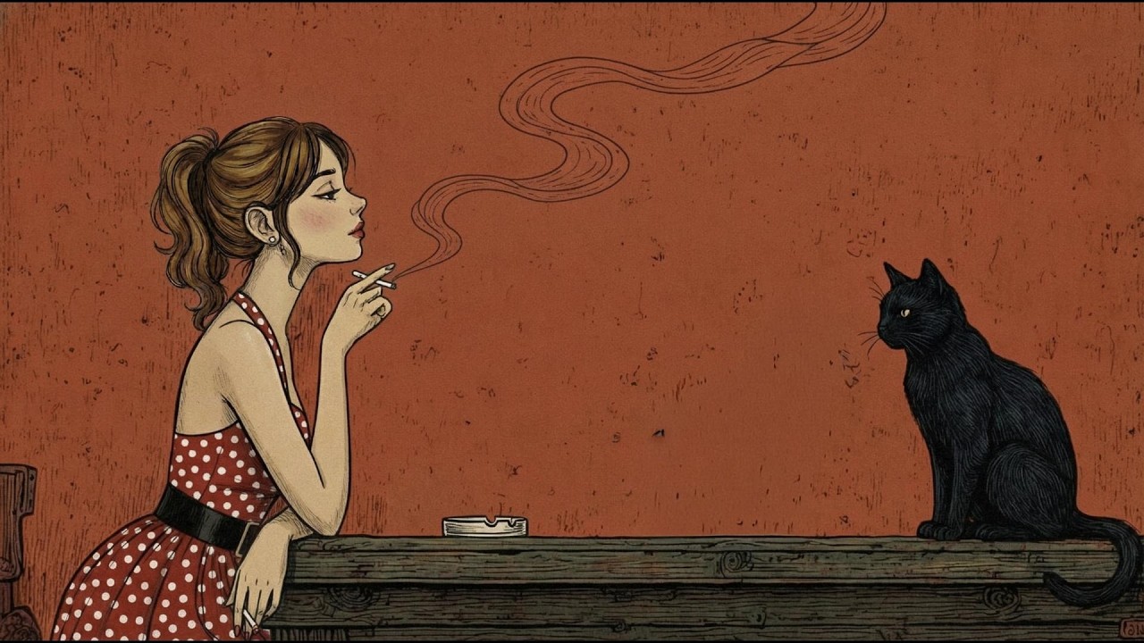1950s Vintage Jazz - Swirling smoke & a quiet gaze. | Late Night / Work / Relax
