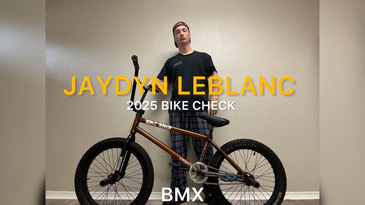 2025 BMX bike check. Kink bmx/cinema bmx￼. I’m Jaydyn Leblanc and this is my BMX bike. 🚲 